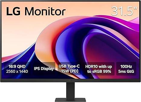 MON LG 32 (32U631A-B) QHD IPS USB-C 100HZ - MON LG 32 (32U631A-B) QHD IPS USB-C 100HZ -